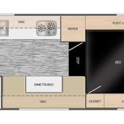 Floorplan of Travel Trailer