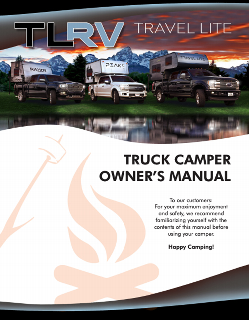 Truck Camper Owner's Manual