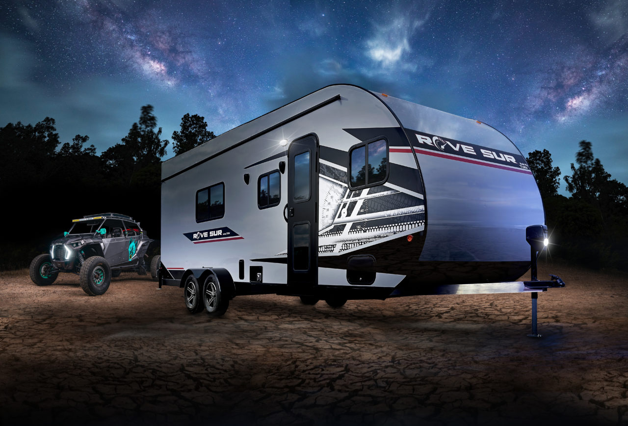 New 2023 24sur Toy Hauler Travel Lite Trailers